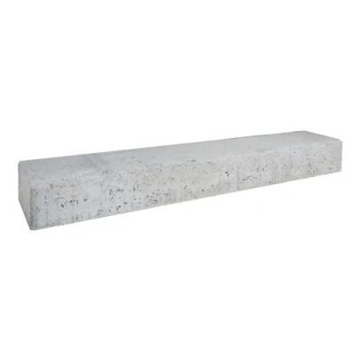 Afbeelding van 2 stuks! Betonbiels grijs 12x20x100 cm Gardenlux