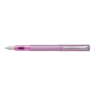 Afbeelding van Parker Vector XL Satijnglans Lila Vulpen Schrijfwijze: Medium Kleur: Roze De Vulpenwereld