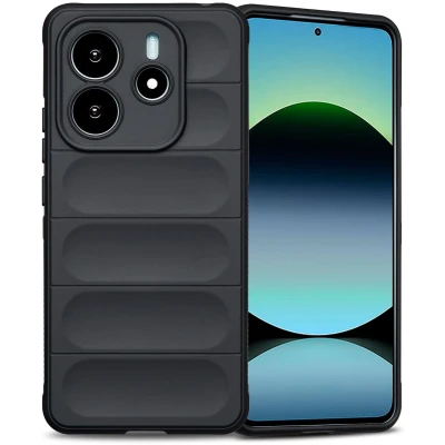 Afbeelding van imoshion Hoesje Geschikt voor Xiaomi Redmi Note 14 5G EasyGrip Backcover Zwart