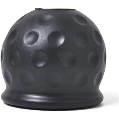 Afbeelding van Universele trekhaakskogelafdekking, 50 mm, van rubber, trekhaak, voor vrachtwagen, aanhanger, caravan, auto, (zwart)