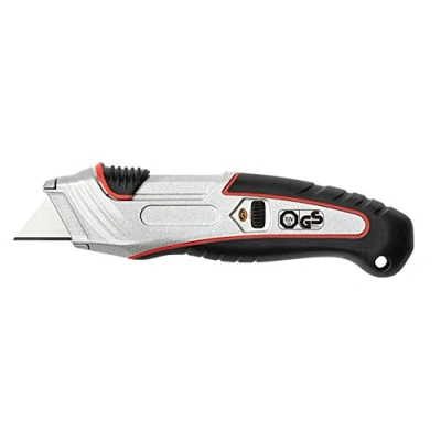 Afbeelding van WEDO Safety Cutter Profi, trapeziumvormig mes, zwart/rood