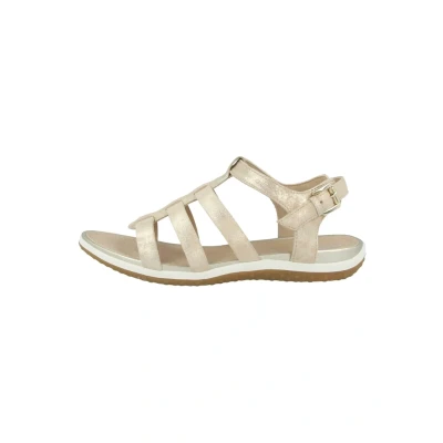 Afbeelding van Geox VEGA Sandalen met enkelbandjes, Dames, Maat: 41, Sand Leer