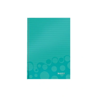 Afbeelding van Leitz WOW notebook formaat 148 x 21 cm (A5) geruit 5 mm ijsblauw