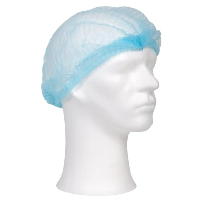 Afbeelding van Haarnetje Non woven 100 st. Baret Wokkel Food Disposable Hygiëne Haarnetjes baardnetjes