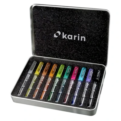 Afbeelding van Karin Deco Brushmarker Metallic Box 10 stuks