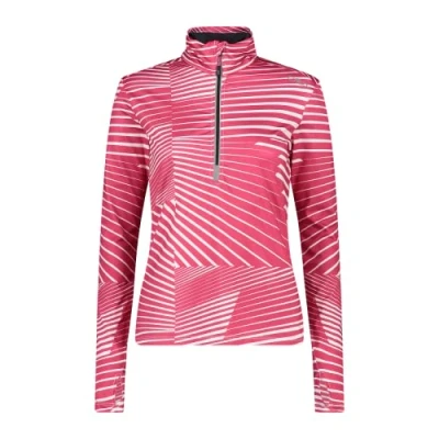 Afbeelding van Cmp Sweat 32l4336 Fleece Met Halve Rits Roze M Vrouw