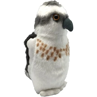 Afbeelding van Wild Republic 22216 Balbuzard vissers, pluche dier met geluid, cadeaus voor kinderen, 13 cm, visadelaar authentieke zang, knuffeldier zwart/wit