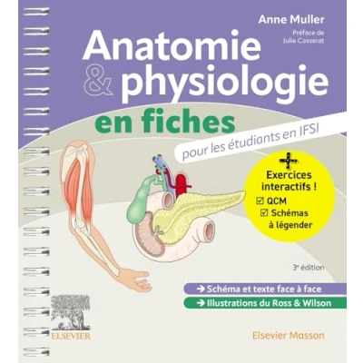 Afbeelding van Anatomie Et Physiologie En Fiches Pour Les Étudiants Ifsi