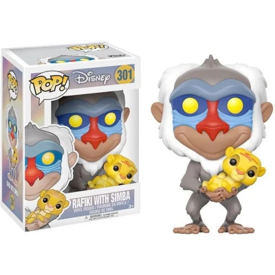 Afbeelding van Funko Pop! Disney: The Lion King Rafiki With Simba Verzamelfiguur