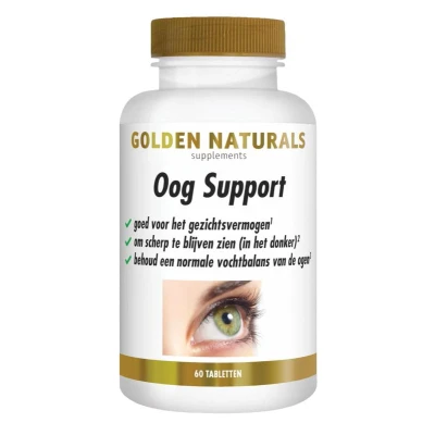 Afbeelding van Golden Naturals Oog Support Tabletten 60TB