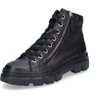 Afbeelding van Paul Green Veterboots, Dames, Maat: 41, Schwarz Leer