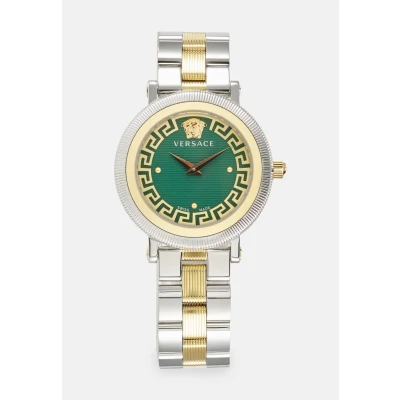 Afbeelding van Versace Watches Horloge, Dames, Maat: One Size, Green