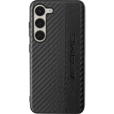 Afbeelding van Mercedes Benz AMG Carbon Back Cover Geschikt voor Samsung Galaxy S23 (SM S911) Zwart