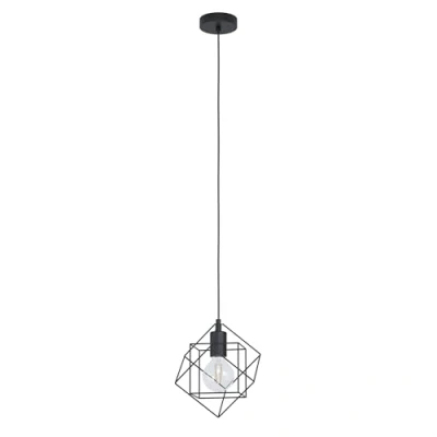 Afbeelding van EGLO Straiton Hanglamp E27 20,5 cm Zwart