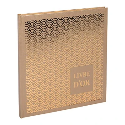 Afbeelding van EXACOMPTA Gastenboek Palmyra, 210 x 190 mm, goud/naakt