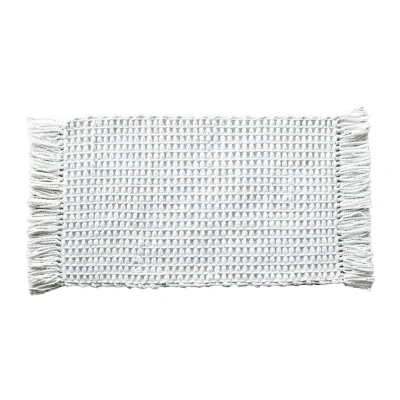 Afbeelding van Heckettlane Madras Badmat 70x120 cm White