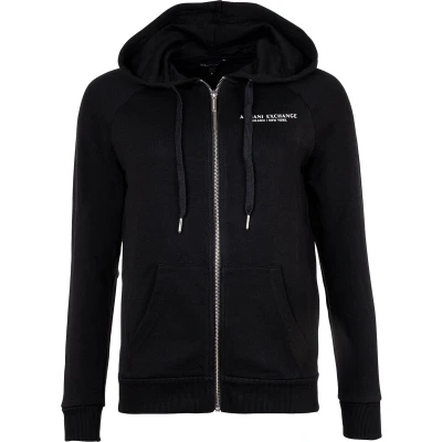 Afbeelding van Armani Exchange Felpa Sweater met rits, Dames, Maat: XS, Black