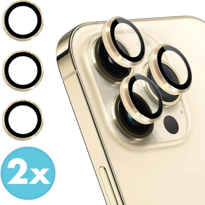 Afbeelding van iMoshion Screenprotector Geschikt voor iPhone 14 Pro / Max 2 Pack Camera lens protector