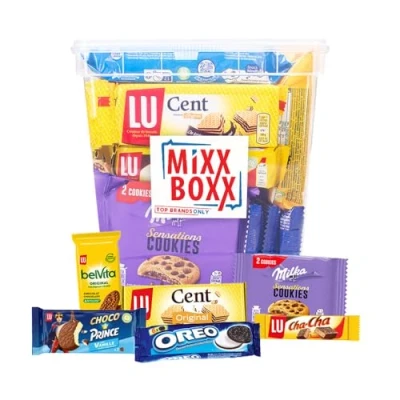 Afbeelding van LU, Milka, Oreo koekjes maandpakket 29 stuks koekjesmix koek met chocolade 1437g