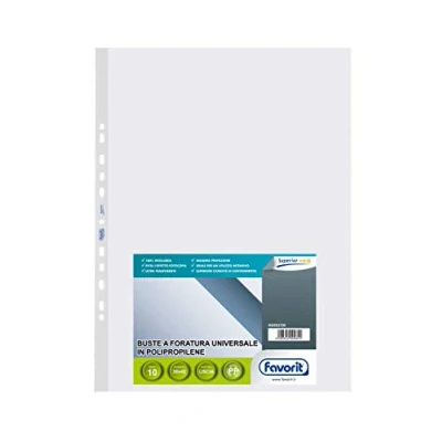 Afbeelding van Favorit 400053790 sheet protector 300 x 420 (A3) Polypropyleen (PP) 10 stuk(s)