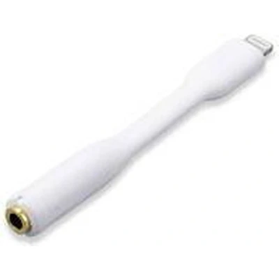Afbeelding van Renkforce Apple iPad/iPhone/iPod Adapterkabel [1x dock stekker Lightning 1x Vergulde 3,5mm contactbus] 0.84 m Wit