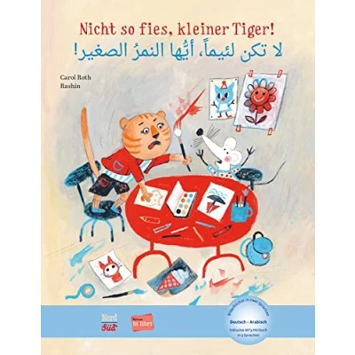 Afbeelding van Nicht so fies, kleiner Tiger!. Deutsch Arabisch