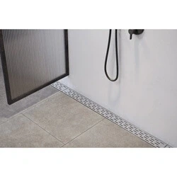 Afbeelding van Easy Drain Multi douchegoot met enkele plaat en zijuitloop 50 mm 140