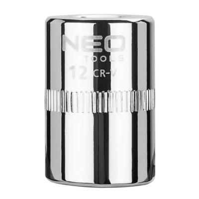 Afbeelding van NEO TOOLS 08 230 Steeksleutelelement 1/4 3124 12 mm Chroom vanadium staal SuperLock