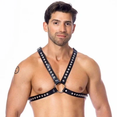 Afbeelding van Rimba Chest harnas versierd met studs
