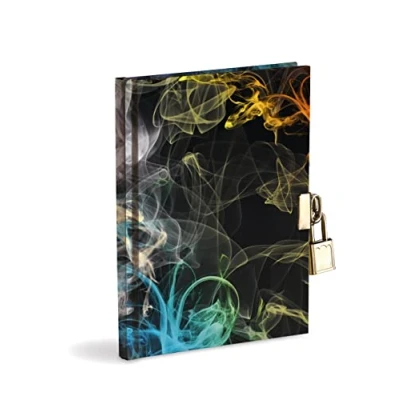 Afbeelding van Mareli Geheime agenda 14,5 x 18,5 cm, meerkleurig met metalen slot en 2 sleutels