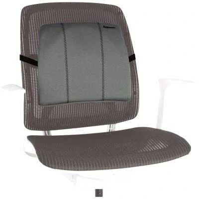 Image de Fellowes 9190901 Office Suites Support Dorsal fin en tissu Gris