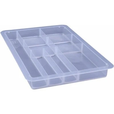 Afbeelding van Really Useful Box, Office Divider Met 8 Vakjes Voor 4 Liter Of 9 Liter, Transparant Opbergdoos
