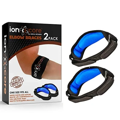 Afbeelding van Ionocore Kniebandage met compressie Voor vrouwen en mannen Geschikt elke sport Pijnverlichting regeneratie Ondersteunt knieën tijdens het joggen, fitness gebruik