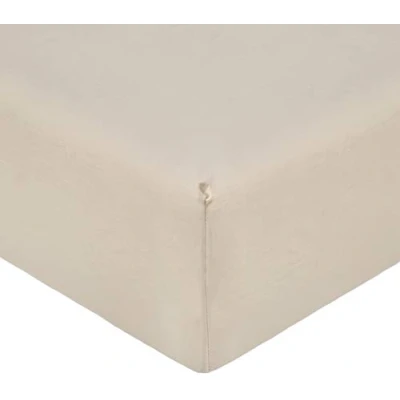 Afbeelding van De Witte Lietaer Bumblebee Hoeslaken, katoen percal, katoen, 200 x 40 cm, zandbeige