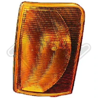 Afbeelding van DIEDERICHS 2280070 Knipperlichten Oranje rechts VOLKSWAGEN: LT 28 46 2 Kasten, 35 II Minibus