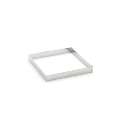 Image de Cercle à tartes carré en inox, Longueur 16 cm