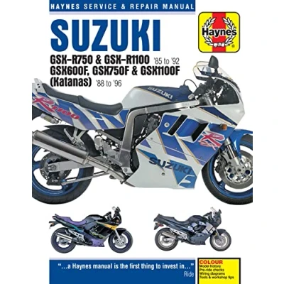 Afbeelding van Suzuki GSX R750 Service &amp; Repair Manual