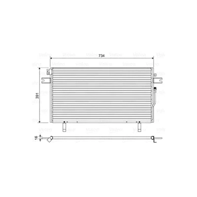 Afbeelding van Valeo Airco condensor 814489