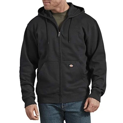 Afbeelding van Dickies Full Zip Fleece Hoodie Polyester Jas Heren, Donkergrijs
