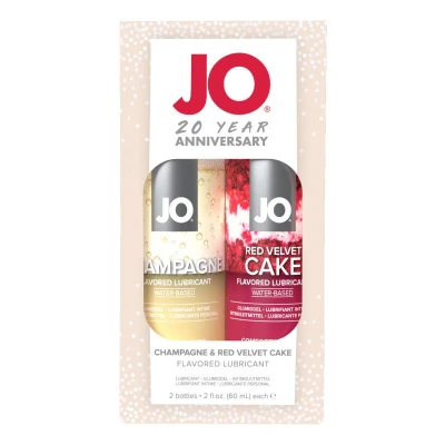 Afbeelding van System JO 20 Year Anniversary Gift Set Champagne 60 ml &amp; Red Velvet Cake