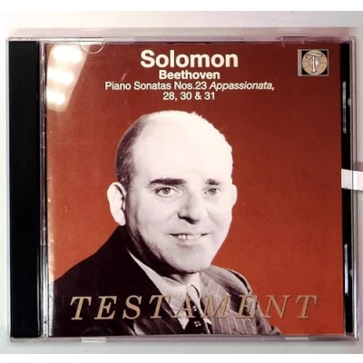 Afbeelding van Solomon Beethoven: Piano Sonatas nos 23,28,30 &amp; 31