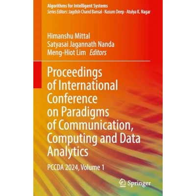 Afbeelding van Algorithms for Intelligent Systems Proceedings of International Conference on Paradigms Communication, Computing and Data Analytics