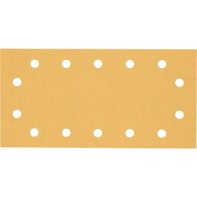Image de BOSCH 2608900946 Feuille abrasive Expert C470 Best for Wood and Paint, 115 x 230 mm, grain 120, 14 trous (50 pcs)