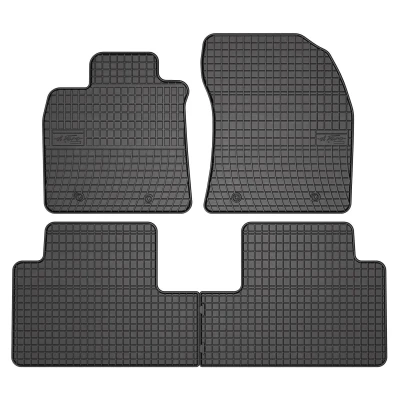 Afbeelding van FROGUM 0802 Vloermatset Rubber voor en achter 4 Zwart Op maat gemaakt TOYOTA: Avensis III Saloon
