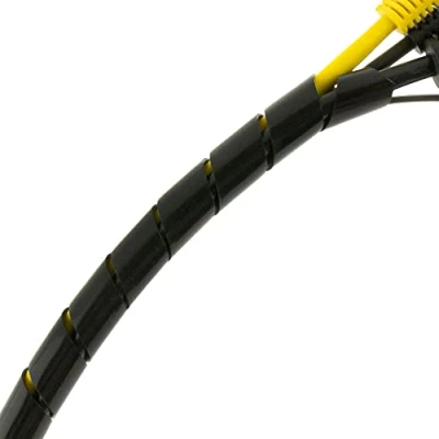 Afbeelding van SeKi 15545 spiraalband, 4 tot 50 mm, 5 m, zwart, flexibele kabelbescherming, voor het bundelen van kabels