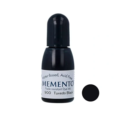 Afbeelding van Tsukineko Memento Refill Tuxedo Black