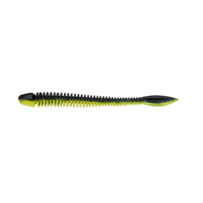 Afbeelding van Berkley Powerbait Power Flail Softbait 70mm Forel Kunstaas Black/Snsne Yellow (12 Stuks) Shad