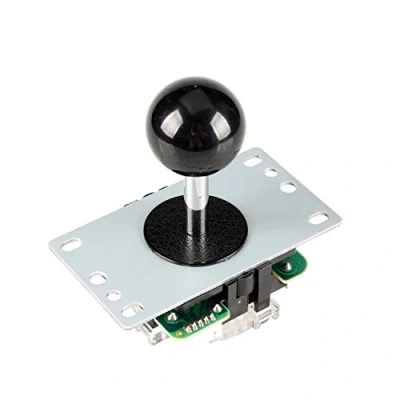 Afbeelding van EG STARTS Arcade Bâton Manette Joystick Classique Concurrence 4 8 Voies Réglables (Mad CATZ SF4 Tournoi Compatible) Jamma Mame Machine Jeux Parties (Noir)