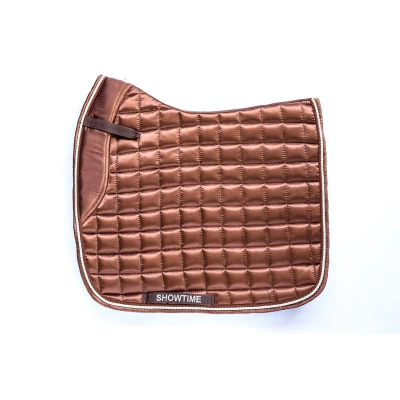 Image de HB Showtime Tapis de Selle Perfect Choice Dressage Chocolat Cob