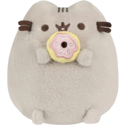 Afbeelding van pusheen pluche knuffel 13 cm donut